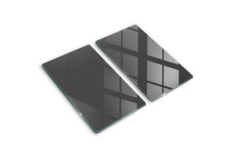 Tulup Schneidebrett Unifarben Herdabdeckplatte Gehärtetes Glas Kochplattenabdeckung, (2-St), Rechteckig 30x52 cm von Tulup