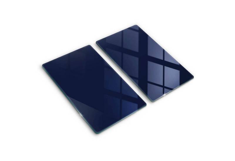 Tulup Schneidebrett Unifarben Herdabdeckplatte Gehärtetes Glas Kochplattenabdeckung, (2-St), Rechteckig 30x52 cm von Tulup