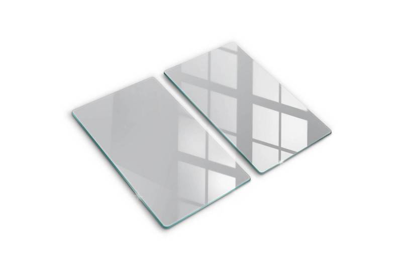 Tulup Schneidebrett Unifarben Herdabdeckplatte Gehärtetes Glas Kochplattenabdeckung, (2-St), Rechteckig 30x52 cm von Tulup