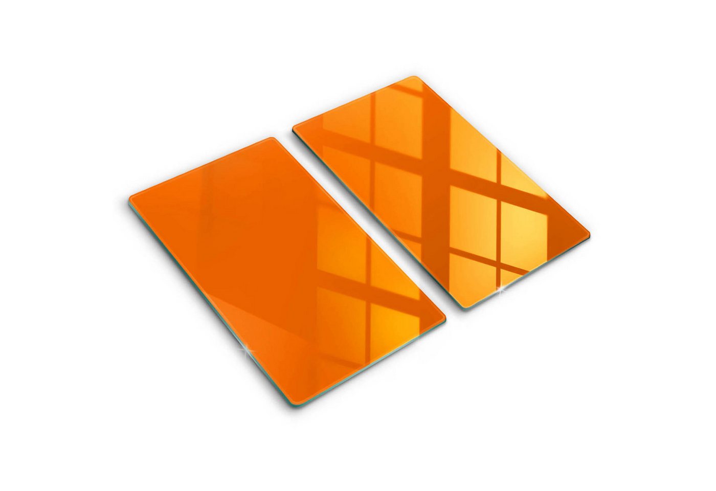 Tulup Schneidebrett Unifarben Herdabdeckplatte Gehärtetes Glas Kochplattenabdeckung, (2-St), Rechteckig 30x52 cm von Tulup