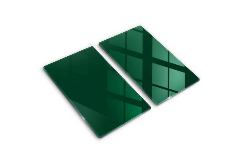 Tulup Schneidebrett Unifarben Herdabdeckplatte Gehärtetes Glas Kochplattenabdeckung, (2-St), Rechteckig 30x52 cm von Tulup