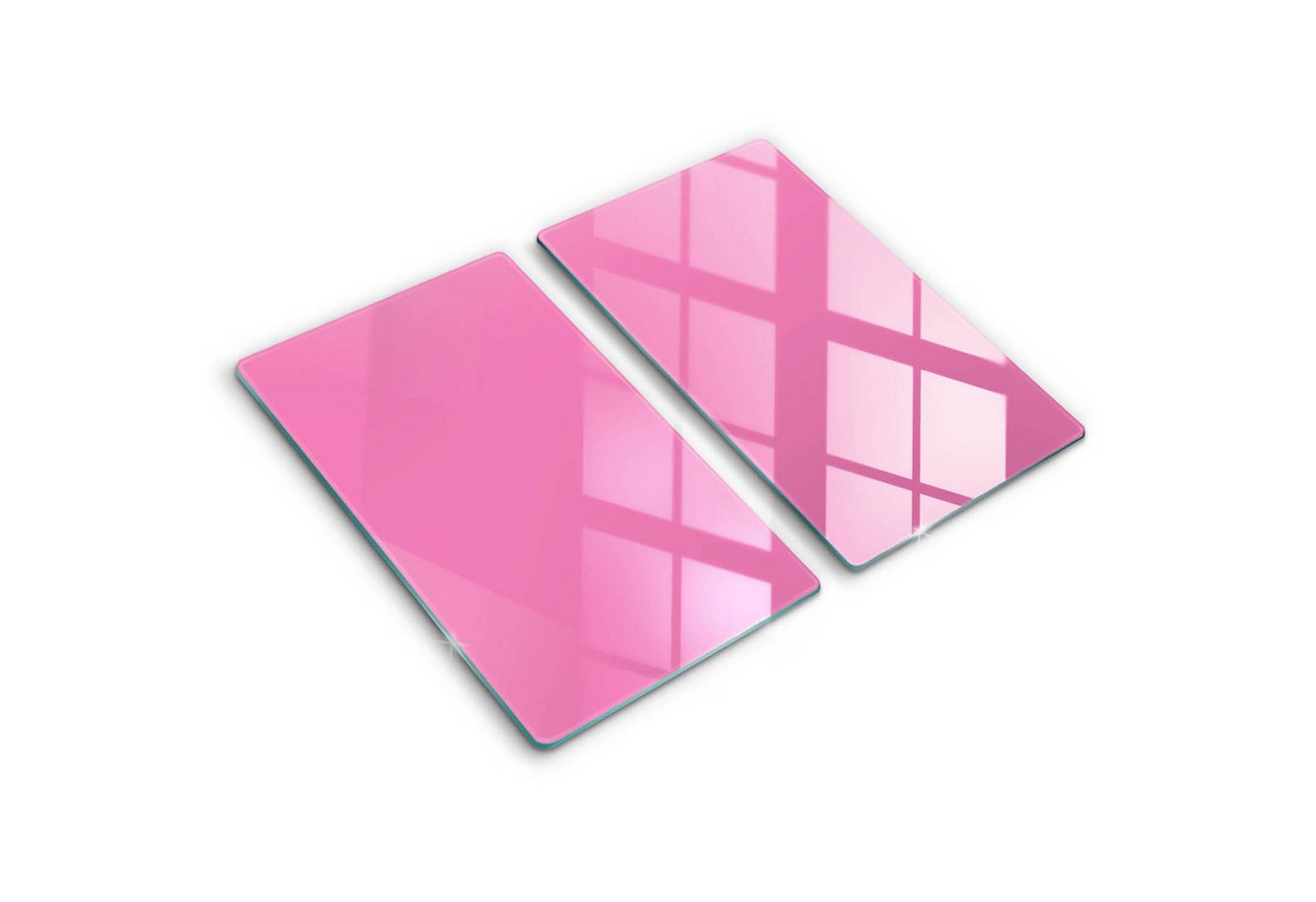 Tulup Schneidebrett Unifarben Herdabdeckplatte Gehärtetes Glas Kochplattenabdeckung, (2-St), Rechteckig 30x52 cm von Tulup