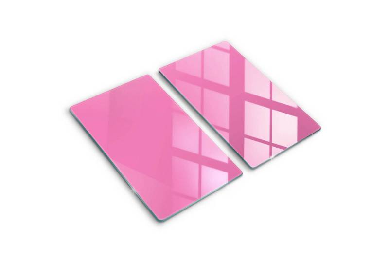 Tulup Schneidebrett Unifarben Herdabdeckplatte Gehärtetes Glas Kochplattenabdeckung, (2-St), Rechteckig 30x52 cm von Tulup