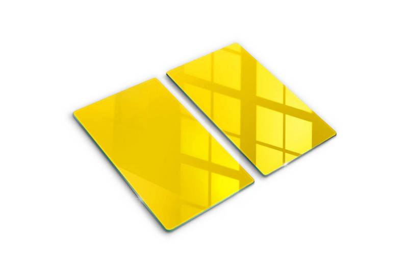 Tulup Schneidebrett Unifarben Herdabdeckplatte Gehärtetes Glas Kochplattenabdeckung, (2-St), Rechteckig 30x52 cm von Tulup