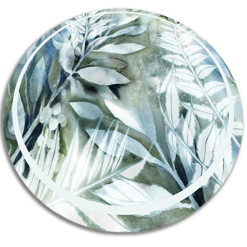 Tulup Teppich Aquarellblumen PVC Vloer Mat 150x150 cm Blau PVC Floor Mat Vinylmat Runden Vloerkleed Op Vinyl Tulup Teppich Aquarellblumen PVC Vloer Mat 150x150 cm Blau PVC Floor Mat Vinylmat Runden Vloerkleed Op Vinyl von Tulup