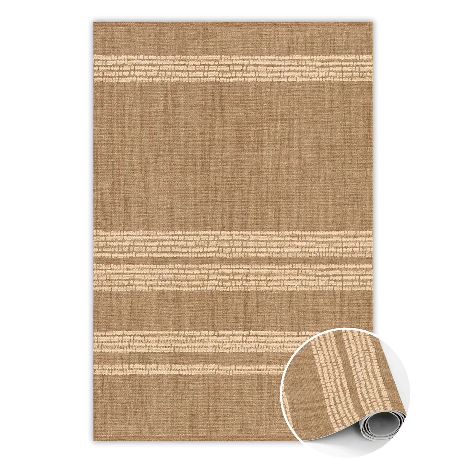 Tulup Teppich Beige Gefüttert Tapijt Vinyl 120x180 cm Braun PVC Tapijt Vloerkleed Vinyl Rechteckig PVC Vloer Mat Tulup Teppich Beige Gefüttert Tapijt Vinyl 120x180 cm Braun PVC Tapijt Vloerkleed Vinyl Rechteckig PVC Vloer Mat von Tulup