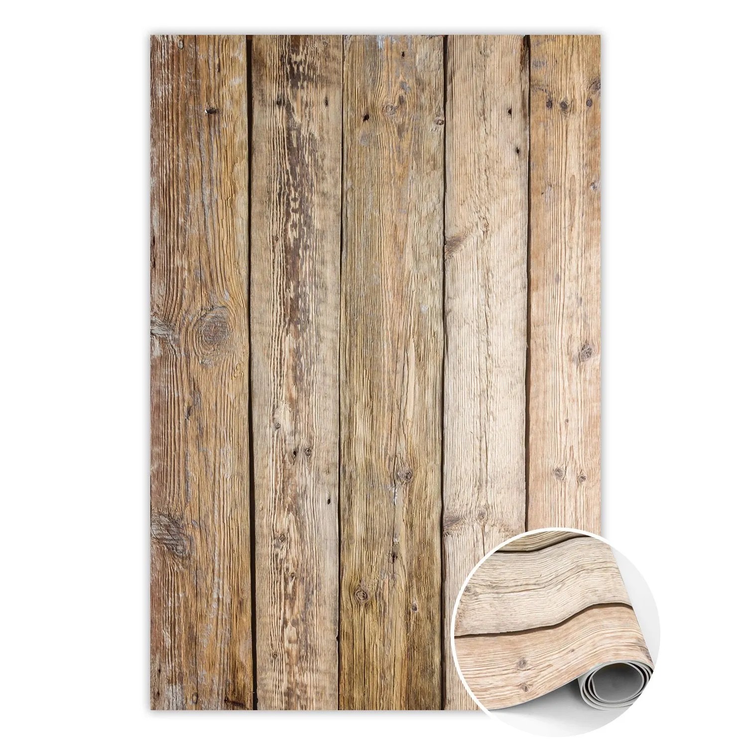 Tulup Teppich Boards Vloerkleed Op Vinyl 80x120 cm Braun Vinyl Vloerkleed Vinyl Tapijt Rechteckig PVC Mat Tulup Teppich Boards Vloerkleed Op Vinyl 80x120 cm Braun Vinyl Vloerkleed Vinyl Tapijt Rechteckig PVC Mat von Tulup