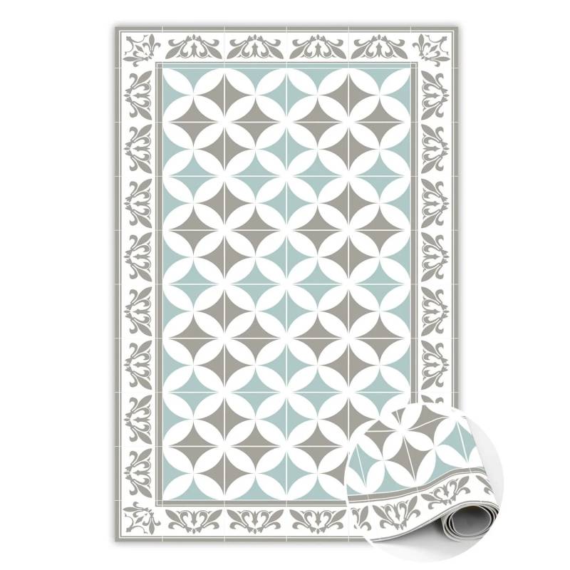 Tulup Teppich Portugiesische Fliesen Vinyl Tapijt 120x180 cm Weiß PVC Mat Tapijt Vinyl Rechteckig PVC Tapijt Tulup Teppich Portugiesische Fliesen Vinyl Tapijt 120x180 cm Weiß PVC Mat Tapijt Vinyl Rechteckig PVC Tapijt von Tulup