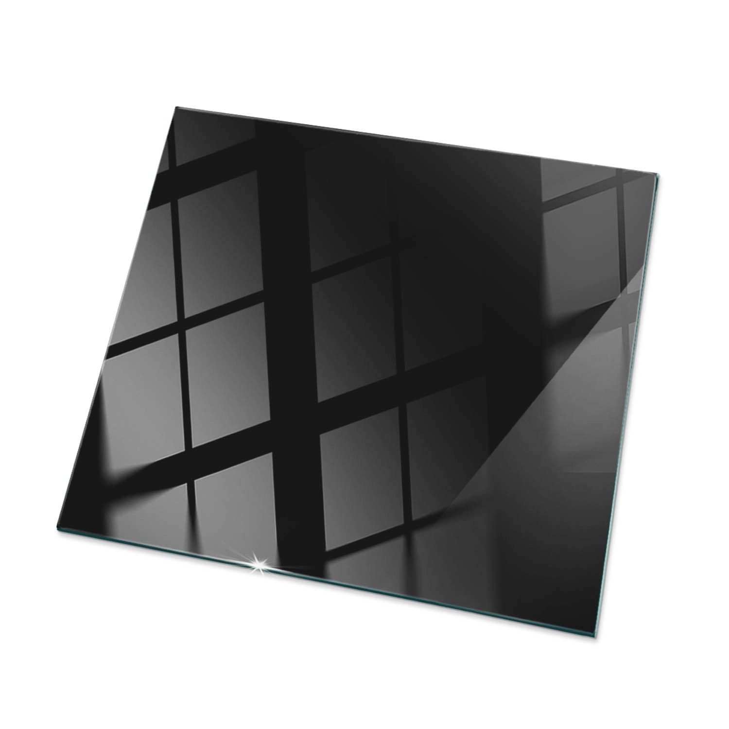 Tulup Tischplatte Farbe Schwarz Glatt Glas für Tischplatte 50x50 cm Schwarz Tischplatte Quadratische Tischplatte Gartentischplatte Tulup Tischplatte Farbe Schwarz Glatt Glas für Tischplatte 50x50 cm Schwarz Tischplatte Quadratische Tischplatte Gartentischplatte von Tulup