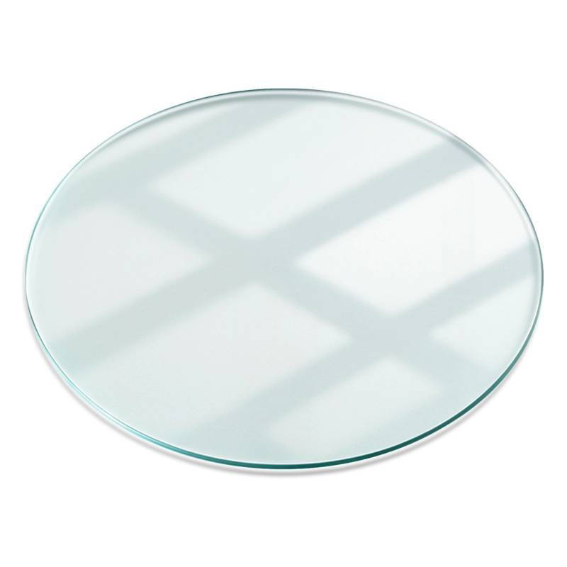 Tulup Tischplatte Glastischplatte Transparent 70x70 cm Ersatzplatte aus Glas für Tisch Runde Glasplatte für Tisch Tischplatte aus Klarglas von Tulup