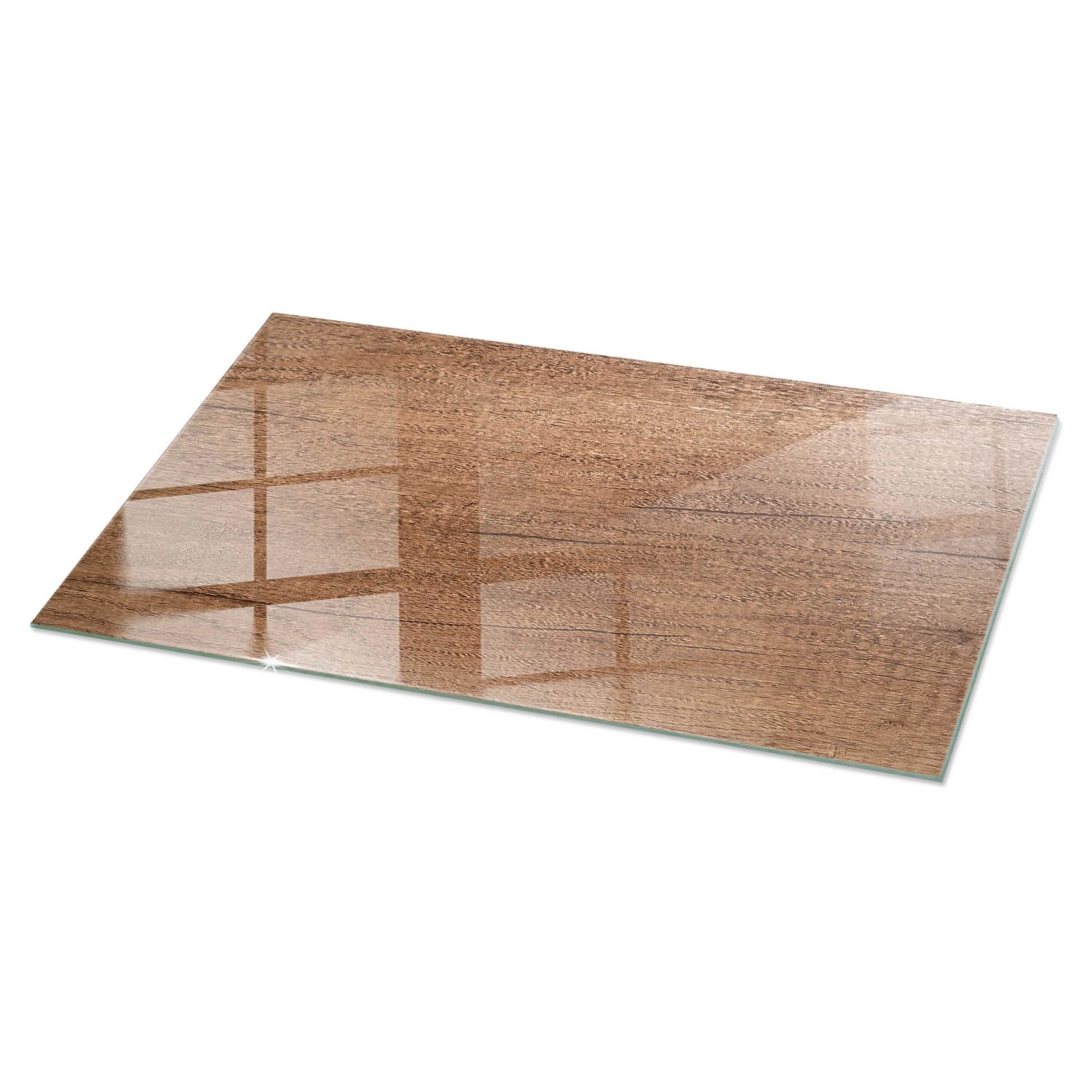 Tulup Tischplatte Natürliches Holzmuster Glas für Tischplatte 140x70 cm Braun Tischplatte Rechteckige Glasplatte für Tisch Gartentischplatte Tulup Tischplatte Natürliches Holzmuster Glas für Tischplatte 140x70 cm Braun Tischplatte Rechteckige Glasplatte für Tisch Gartentischplatte von Tulup