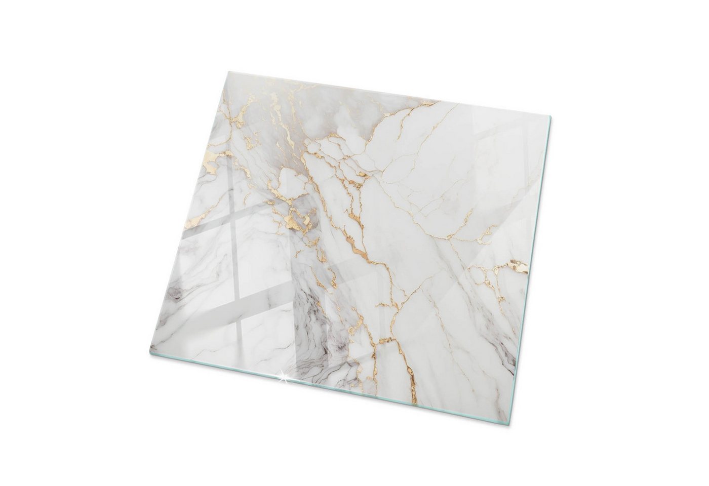 Tulup Tischplatte Oberplatte Tisch Glas Eleganter Marmor mit Adern Tischplatte aus Glas Tulup Tischplatte Oberplatte Tisch Glas Eleganter Marmor mit Adern Tischplatte aus Glas von Tulup