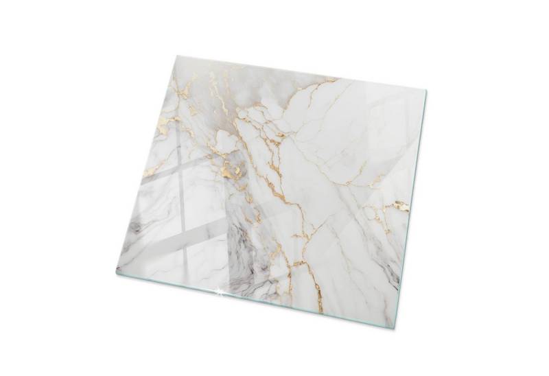 Tulup Tischplatte Oberplatte Tisch Glas Eleganter Marmor mit Adern Tischplatte aus Glas von Tulup