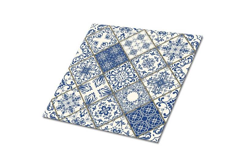 Tulup Vinylfliesen PVC Selbstklebende Fliesen Platten 30 cm x 30 cm Wandpaneele 9 Stück von Tulup