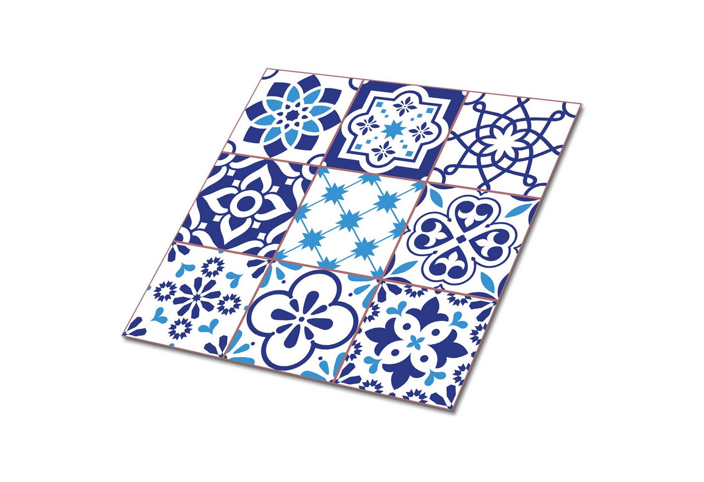 Tulup Vinylfliesen Selbstklebende Fliesen Platten 30 cm x 30 cm Wandpaneele 9 Stück PVC Tulup Vinylfliesen Selbstklebende Fliesen Platten 30 cm x 30 cm Wandpaneele 9 Stück PVC von Tulup