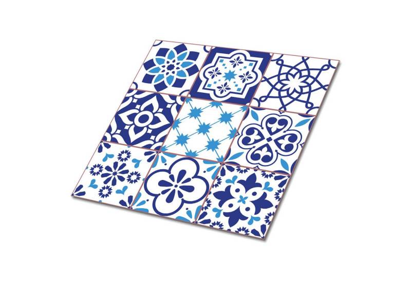 Tulup Vinylfliesen Selbstklebende Fliesen Platten 30 cm x 30 cm Wandpaneele 9 Stück PVC von Tulup