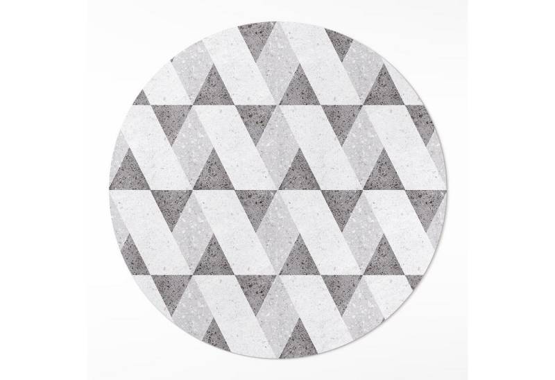 Tulup Vinylteppich Pvc Teppich Geometrische Fliesen Teppich Auf Pvc Vinyl Teppich Läufer, Höhe: 50 mm von Tulup