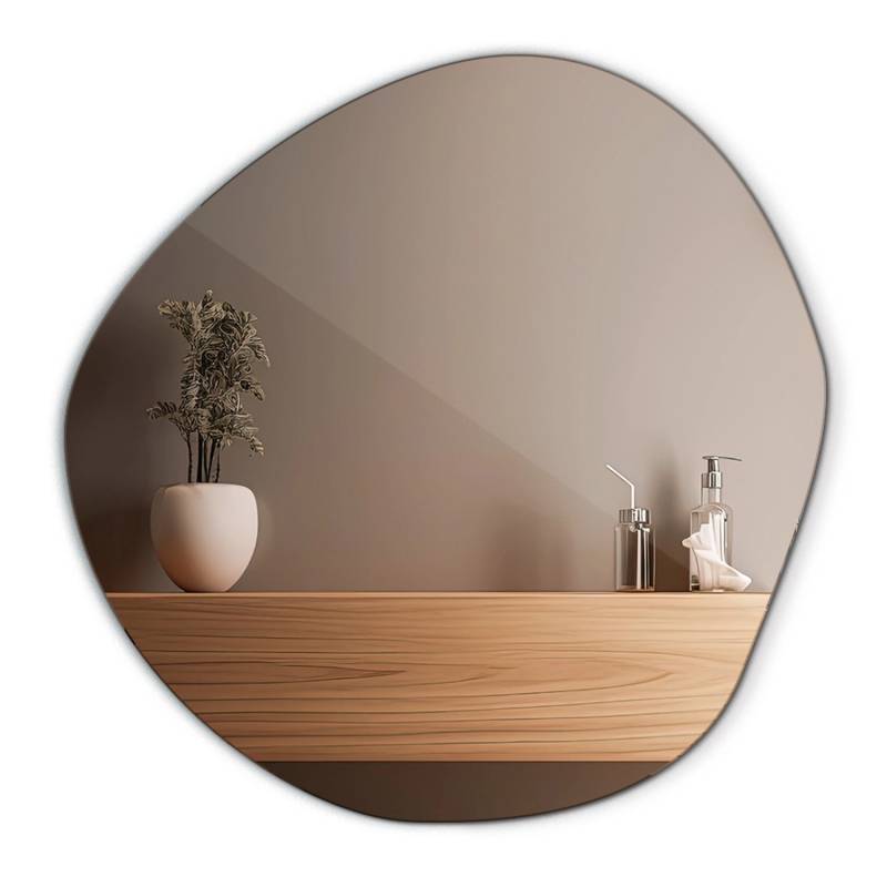 Tulup Wandspiegel Asymmetrischer Spiegel 47,9 x 48,3 cm Modernes Spiegel Design Spiegel Unförmig Spiegel für Wohnzimmer Tulup Wandspiegel Asymmetrischer Spiegel 47,9 x 48,3 cm Modernes Spiegel Design Spiegel Unförmig Spiegel für Wohnzimmer von Tulup