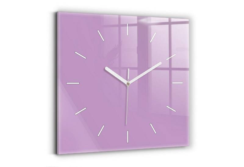 Tulup Wanduhr Glasuhr Modernistische Glaswanduhr 30x30cm Uhr aus gehärtetem Glas von Tulup