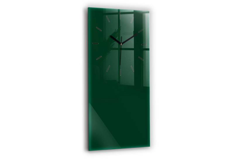 Tulup Wanduhr Glasuhr Rechteckige Wanduhr 30 x 60 cm Uhr aus Gehärtetem Glas von Tulup