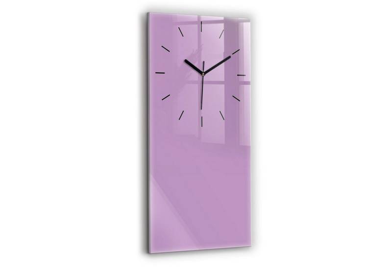 Tulup Wanduhr Glasuhr Rechteckige Wanduhr 30 x 60 cm Uhr aus Gehärtetem Glas von Tulup