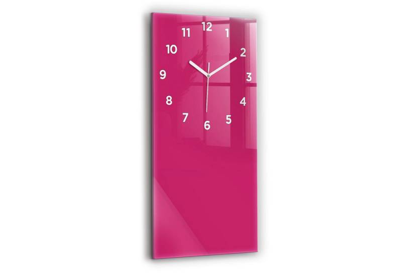 Tulup Wanduhr Glasuhr Rechteckige Wanduhr 30 x 60 cm Uhr aus Gehärtetem Glas von Tulup