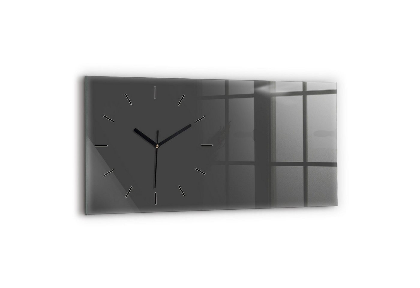 Tulup Wanduhr Glasuhr Rechteckige Wanduhr 60x30 cm Uhr aus Gehärtetem Glas Tulup Wanduhr Glasuhr Rechteckige Wanduhr 60x30 cm Uhr aus Gehärtetem Glas von Tulup
