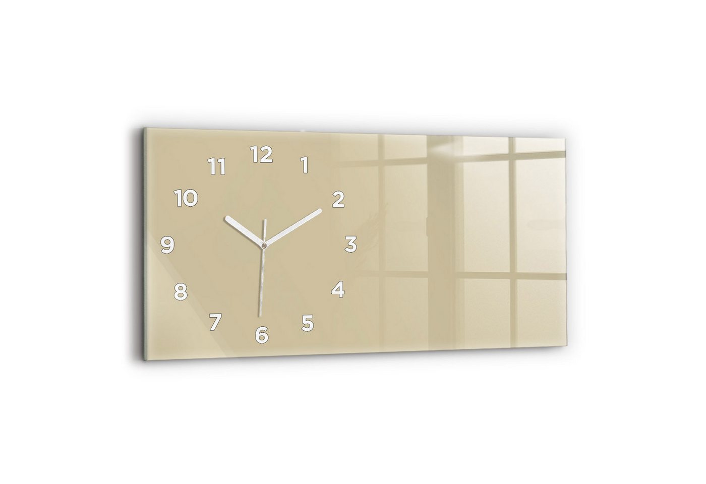 Tulup Wanduhr Glasuhr Rechteckige Wanduhr 60x30 cm Uhr aus Gehärtetem Glas Tulup Wanduhr Glasuhr Rechteckige Wanduhr 60x30 cm Uhr aus Gehärtetem Glas von Tulup