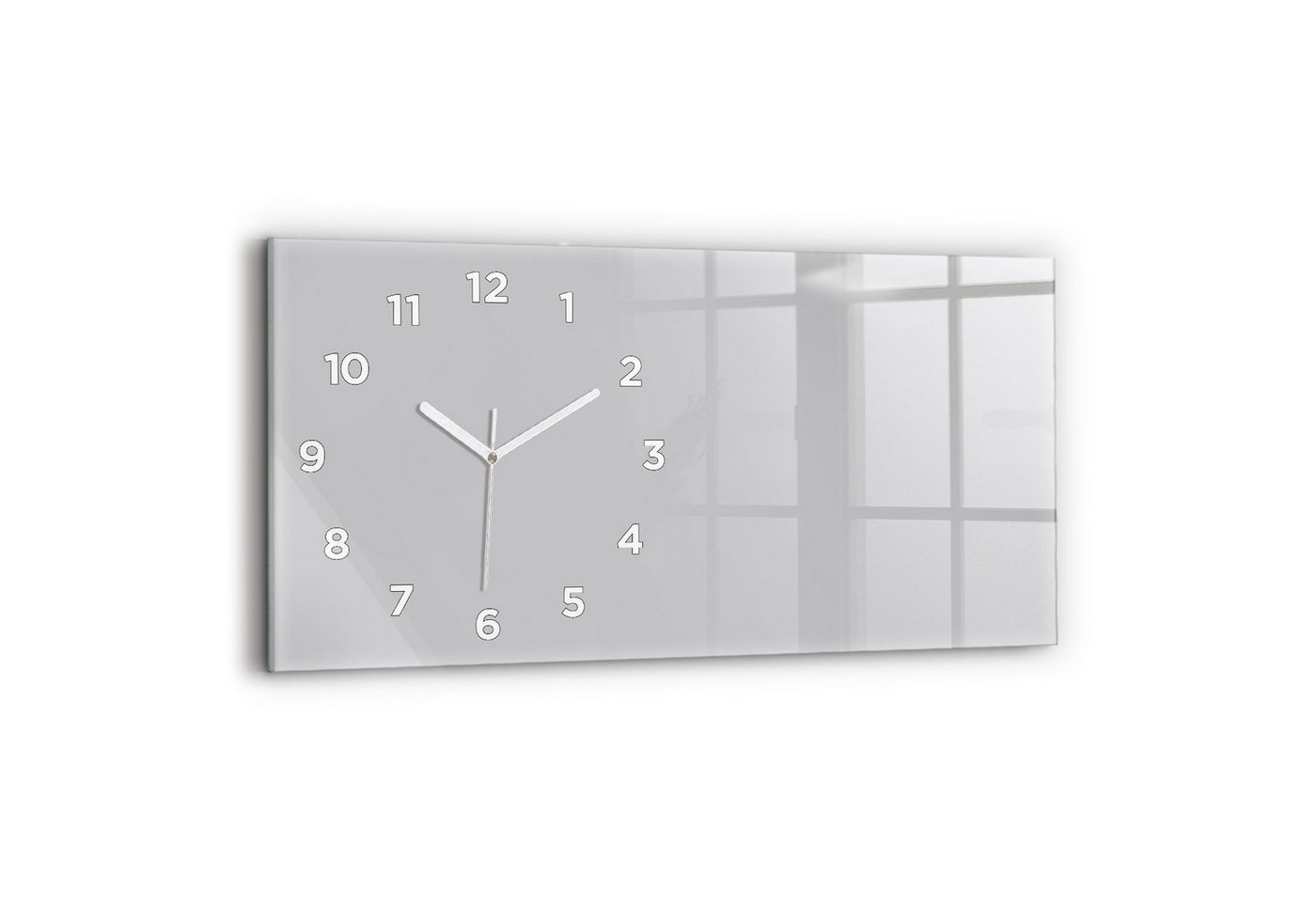 Tulup Wanduhr Glasuhr Rechteckige Wanduhr 60x30 cm Uhr aus Gehärtetem Glas Tulup Wanduhr Glasuhr Rechteckige Wanduhr 60x30 cm Uhr aus Gehärtetem Glas von Tulup