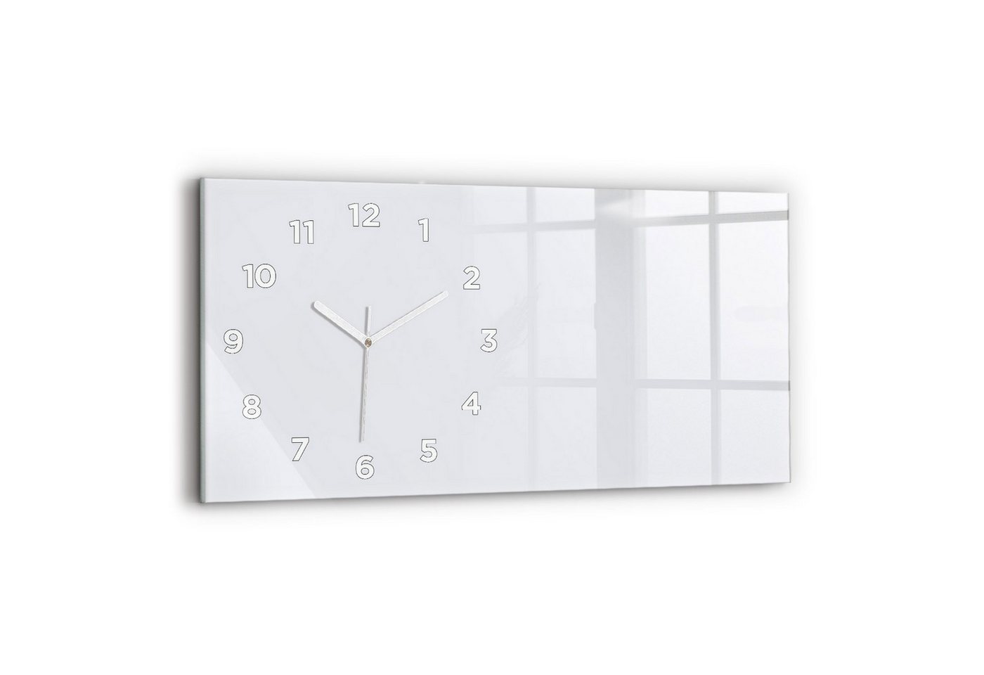 Tulup Wanduhr Glasuhr Rechteckige Wanduhr 60x30 cm Uhr aus Gehärtetem Glas Tulup Wanduhr Glasuhr Rechteckige Wanduhr 60x30 cm Uhr aus Gehärtetem Glas von Tulup