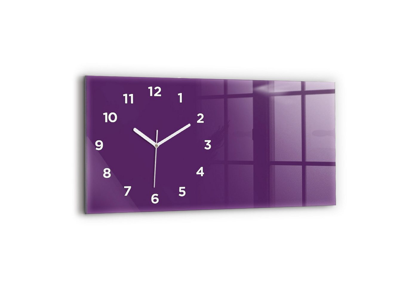 Tulup Wanduhr Glasuhr Rechteckige Wanduhr 60x30 cm Uhr aus Gehärtetem Glas Tulup Wanduhr Glasuhr Rechteckige Wanduhr 60x30 cm Uhr aus Gehärtetem Glas von Tulup