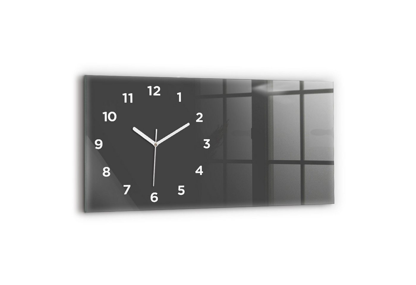 Tulup Wanduhr Glasuhr Rechteckige Wanduhr 60x30 cm Uhr aus Gehärtetem Glas Tulup Wanduhr Glasuhr Rechteckige Wanduhr 60x30 cm Uhr aus Gehärtetem Glas von Tulup