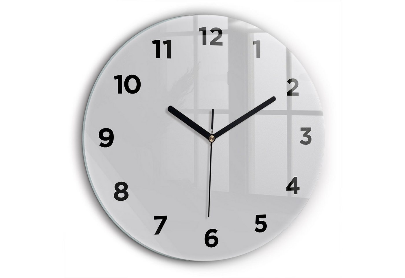 Tulup Wanduhr Modernistische Glaswanduhr 60cm Uhr aus gehärtetem Glas Tulup Wanduhr Modernistische Glaswanduhr 60cm Uhr aus gehärtetem Glas von Tulup