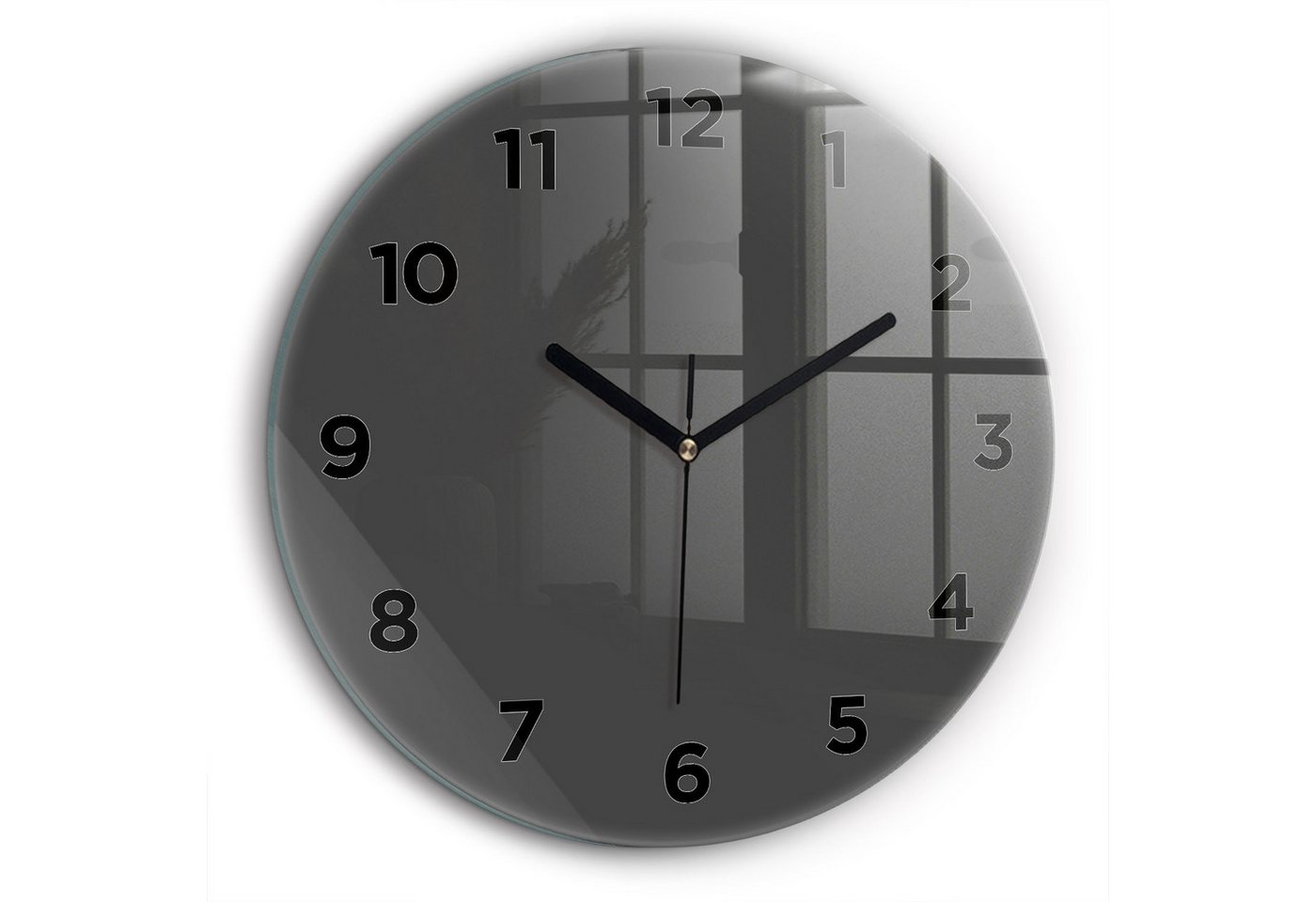 Tulup Wanduhr Modernistische Glaswanduhr 60cm Uhr aus gehärtetem Glas Tulup Wanduhr Modernistische Glaswanduhr 60cm Uhr aus gehärtetem Glas von Tulup