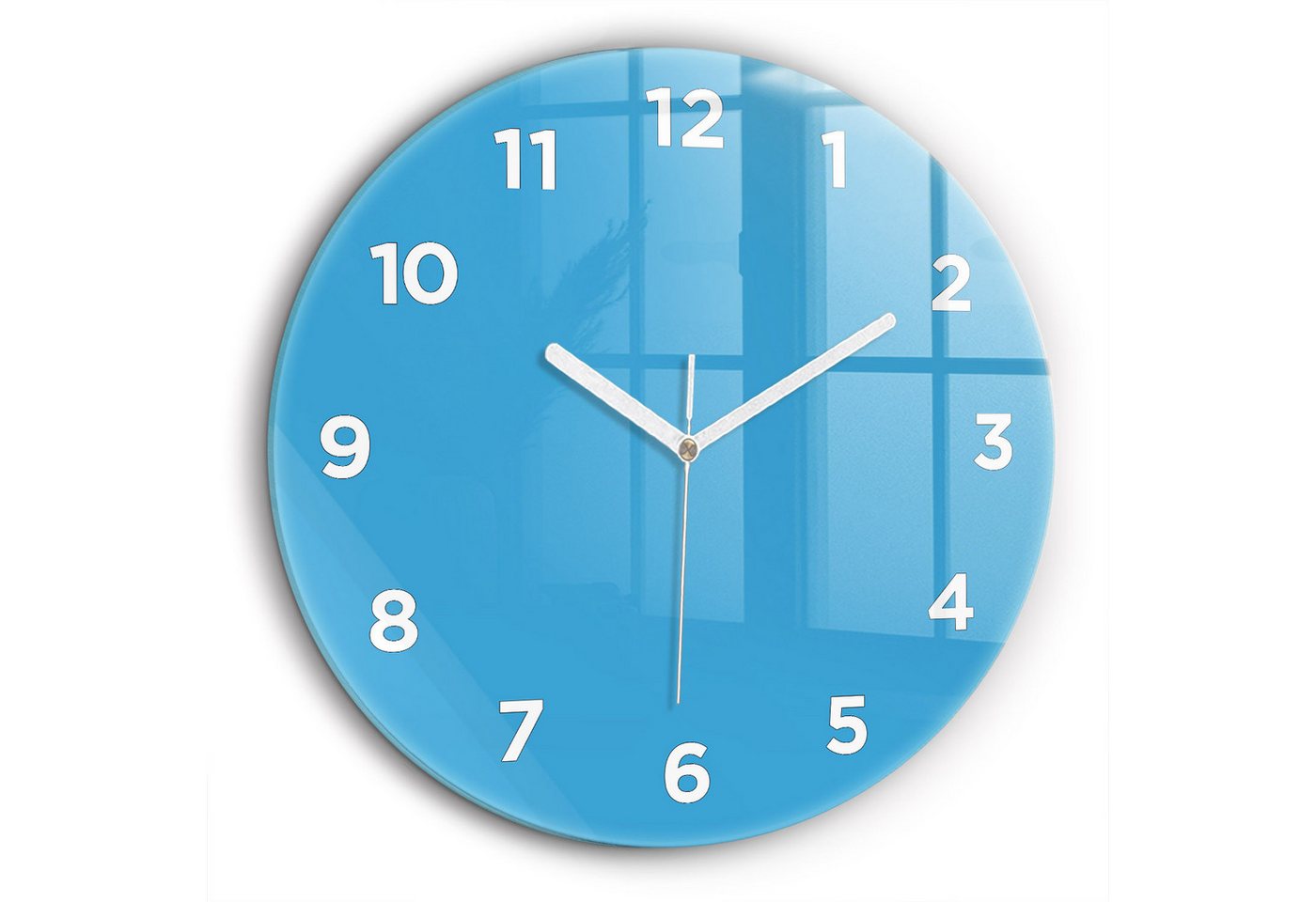 Tulup Wanduhr Modernistische Runde Glasuhr 60cm Uhr aus Gehärtetem Glas Tulup Wanduhr Modernistische Runde Glasuhr 60cm Uhr aus Gehärtetem Glas von Tulup