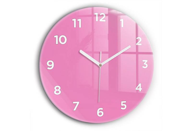 Tulup Wanduhr Modernistische Runde Glasuhr 60cm Uhr aus Gehärtetem Glas von Tulup