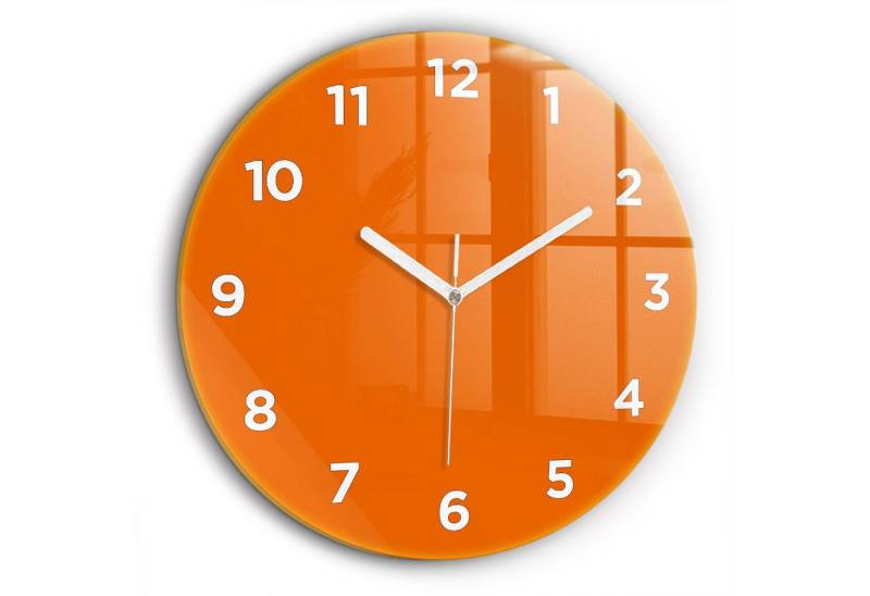 Tulup Wanduhr Modernistische Runde Glasuhr 60cm Uhr aus Gehärtetem Glas von Tulup