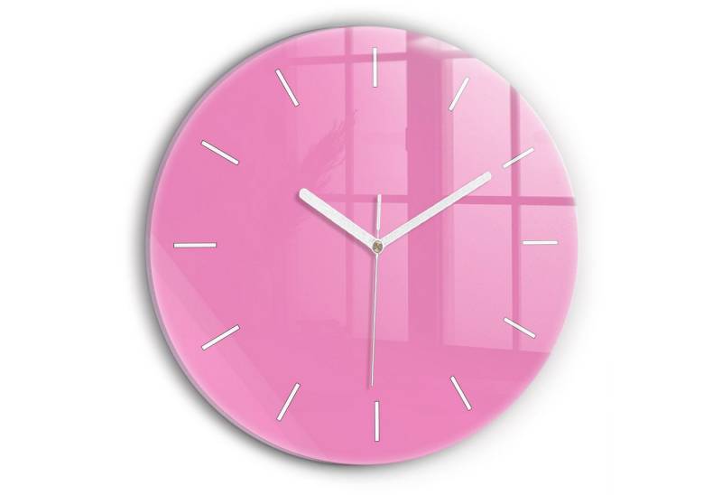 Tulup Wanduhr Wanduhr Glasrunde Uhr Moderne Glaswanduhr 30cm Uhr aus gehärtetem Glas von Tulup