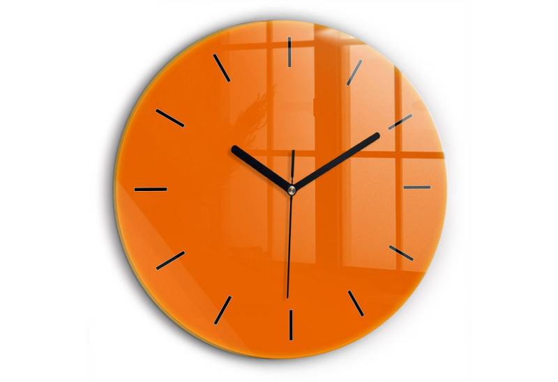 Tulup Wanduhr Wanduhr Glasrunde Uhr Moderne Glaswanduhr 60cm Uhr aus Gehärtetem Glas von Tulup