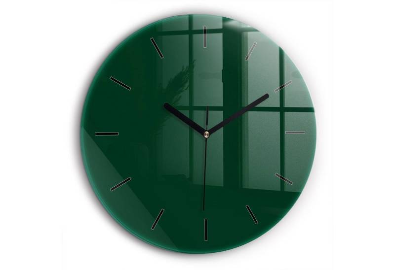 Tulup Wanduhr Wanduhr Glasrunde Uhr Moderne Glaswanduhr 60cm Uhr aus Gehärtetem Glas von Tulup