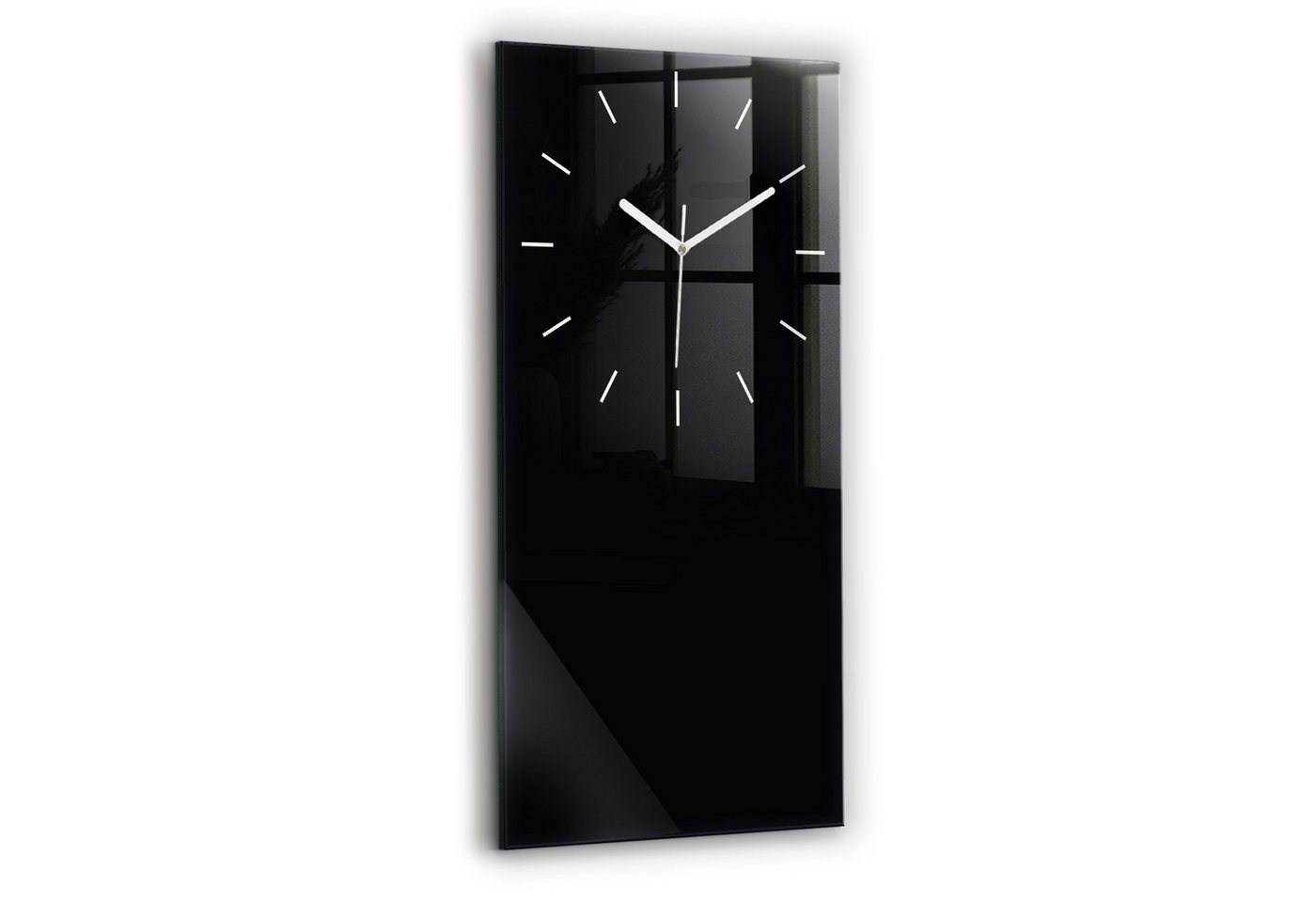 Tulup Wanduhr Wanduhr Glasuhr Rechteckige Wanduhr 30 x 60 cm Uhr aus Gehärtetem Glas Tulup Wanduhr Wanduhr Glasuhr Rechteckige Wanduhr 30 x 60 cm Uhr aus Gehärtetem Glas von Tulup