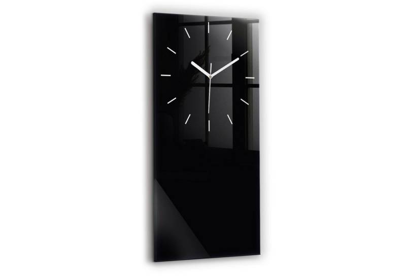 Tulup Wanduhr Wanduhr Glasuhr Rechteckige Wanduhr 30 x 60 cm Uhr aus Gehärtetem Glas von Tulup