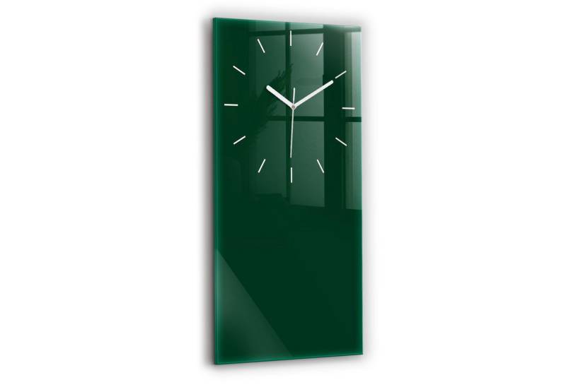 Tulup Wanduhr Wanduhr Glasuhr Rechteckige Wanduhr 30 x 60 cm Uhr aus Gehärtetem Glas von Tulup