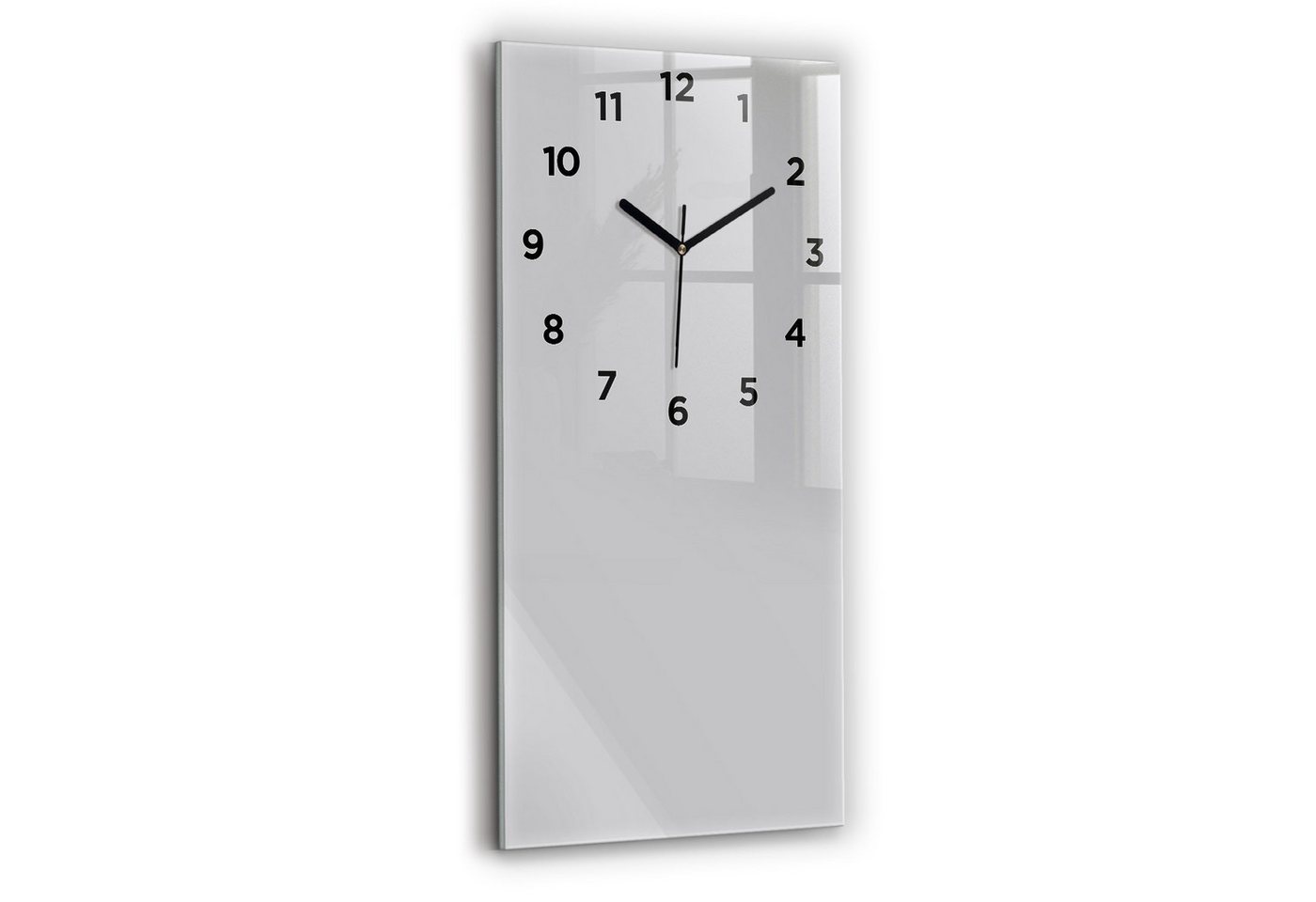Tulup Wanduhr Wanduhr Glasuhr Rechteckige Wanduhr 30 x 60 cm Uhr aus Gehärtetem Glas Tulup Wanduhr Wanduhr Glasuhr Rechteckige Wanduhr 30 x 60 cm Uhr aus Gehärtetem Glas von Tulup
