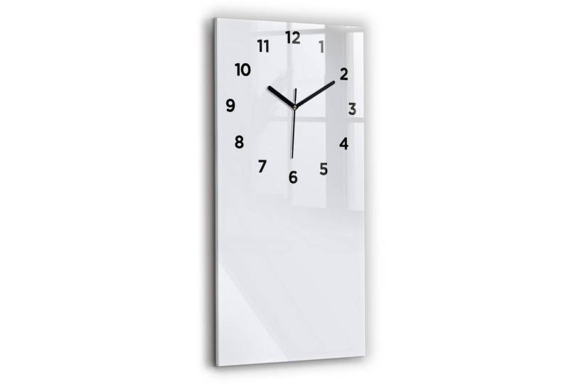 Tulup Wanduhr Wanduhr Glasuhr Rechteckige Wanduhr 30 x 60 cm Uhr aus Gehärtetem Glas von Tulup