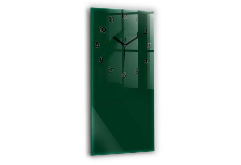 Tulup Wanduhr Wanduhr Glasuhr Rechteckige Wanduhr 30 x 60 cm Uhr aus Gehärtetem Glas von Tulup