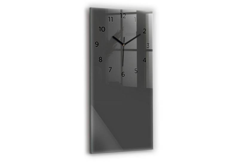 Tulup Wanduhr Wanduhr Glasuhr Rechteckige Wanduhr 30 x 60 cm Uhr aus Gehärtetem Glas von Tulup