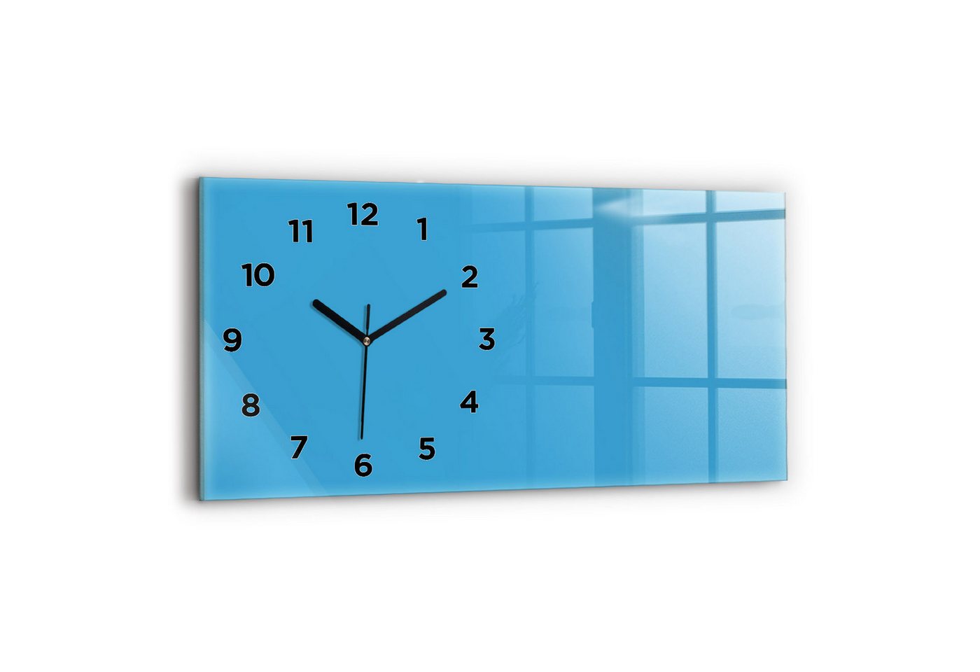 Tulup Wanduhr Wanduhr Glasuhr Rechteckige Wanduhr 60x30 cm Uhr aus Gehärtetem Glas Tulup Wanduhr Wanduhr Glasuhr Rechteckige Wanduhr 60x30 cm Uhr aus Gehärtetem Glas von Tulup