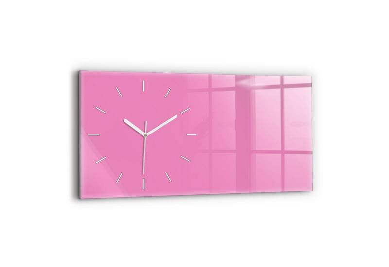 Tulup Wanduhr Wanduhr Glasuhr Rechteckige Wanduhr 60x30 cm Uhr aus Gehärtetem Glas von Tulup