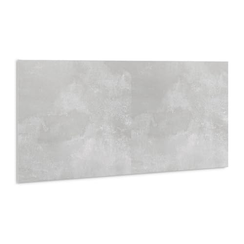 Tulup Wasserdicht Boden Fliesenaufkleber Wandpaneele die Küche 100x50cm PVC Selbstklebend Bad - Graue Textur von Tulup